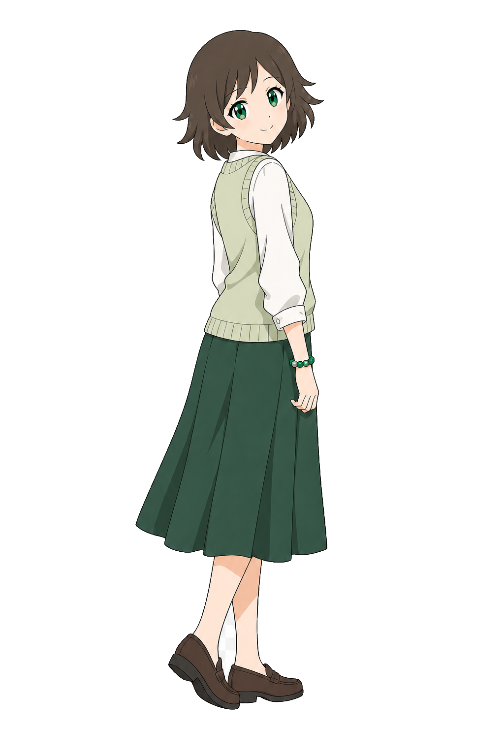 海老名葵 ロングスカート